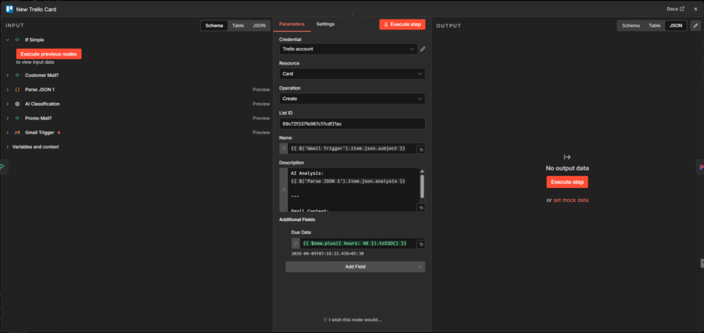 Create a Trello card
